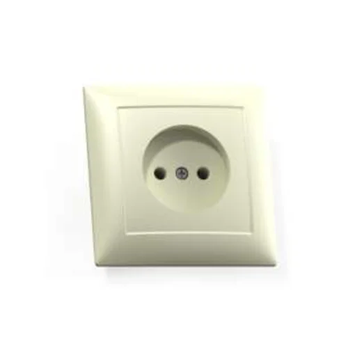 Розетка 1-м СП Селена РС16-369 16А IP20 сл. кость Кунцево 8145